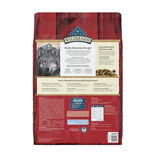 Blue Buffalo Wilderness Rocky Mountain Recipe High Protein, Natural