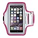 Gear Beast Sport Gym Running Armband with Key Holder and Reflective Safety Band for iPhone 6s, 6, Galaxy S7, S6, S6 Edge, S5, Motorola Moto G, Moto E, Moto X, Droid Maxx, Droid Turbo, Other