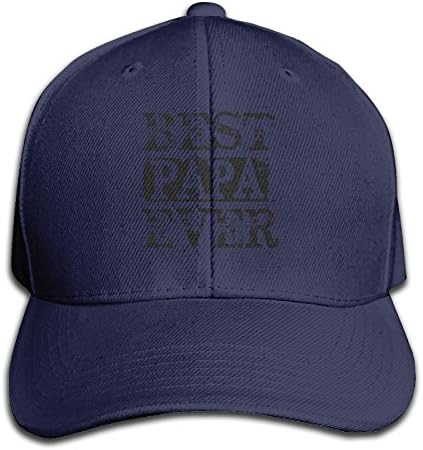 Best Papa Ever Adventure Cap Outdoor Summer Hat Navy