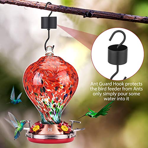 HLHyperLink Hummingbird Feeders for Outdoors Hummingbird Feeder with