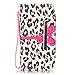 Galaxy S7 edge Case, Firefish [Kickstand] Design [Card/Cash Slots] Premium PU Leather Wallet Flip Cover with Wrist Strap for Samsung Galaxy S7 edge-Leopard