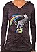 SoRock Women's Awesome Unicorn Burnout Hoody