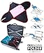 PRO Packing Professional Travel Garment Folder - Lightweight Carry-On Friendly Packing Cube w/See-Thru Mesh Screen Keeps Clothes Wrinkle Free – Folding Board Included