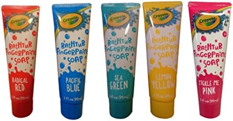Crayola Bathtub Fingerpaint soap 5 piece set (New colors)