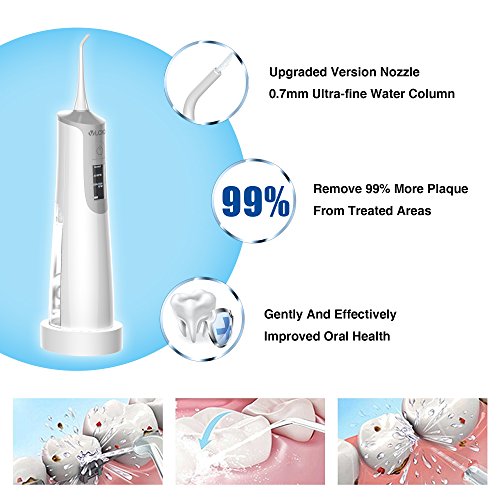 image for VLOXO Water Flosser for Teeth, Cordless Portable Dental Oral Irrigator