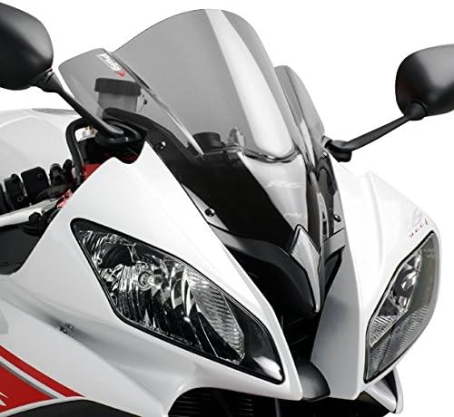 Puig 4635H Z-Racing aerodynamic and sporty windscreen made of 3 mm acrylic with double height and side channels that improve protection and stability