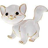 KAWADU Cat Brooches Pin Cute Fashion Animal Pin Brooch Badge Jewelry Gifts for Backpacks Badges Hats Bags for Women Kids