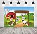 Farm Theme Photography Backdrop Red Barn Animals Barnyard House Kids Birthday Background Photo Studio New Photocall Baby Shower Newborn Photography XT-6525 primary