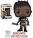 Funko Pop! Marvel: Black Panther - Unmasked Erik Killmonger #278 Vinyl Figure (Bundled with Pop BOX PROTECTOR CASE)