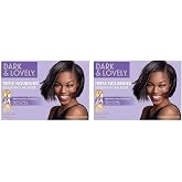 SoftSheen-Carson Dark and Lovely Healthy Gloss 5 Moisturizing No-Lye Relaxer with Shea Butter, Super, 2 Count