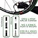 BLANST Mini Bike Pump - Bicycle Accessories Tire Repair Kit - 130 PSI Presta and Schrader Valve Compatible - for Road & Mountain Bicycle with Levers and Gluless Patches