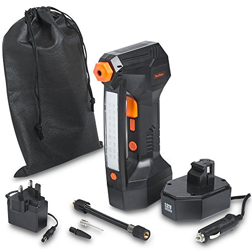 VonHaus Cordless Digital Tyre Inflator Pump Handheld Battery Operated