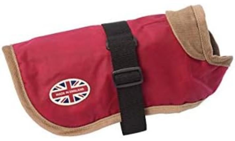 Gor Pets Edinburgh Wax Coat 25cm (10'') Red