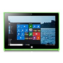 iRULU Walknbook 10.1 Inch PC, 32GB Hybrid Laptop, 2-In-1 Tablet, Microsoft Windows 10 OS, Quad Core, IPS Display, Detachable Keyboard With Stand (Green)