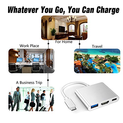 HDMI USB C Hub Adapter for Nintendo Switch, 4k Type C HDMI Dock Cable for Nintendo Switch,Compatible with MacBook air Pro ,Google Pixel,Samsung Galaxy S8 Plus - Thumbnail 2