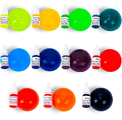 3.85 oz food grade soap dye - soap making colorants set…