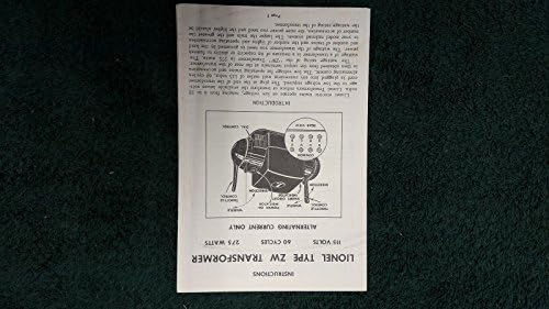 lionel type zw transformer