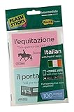 FlashSticks Italian Flash Cards (Intermediate) | Best Way to Learn to Speak Italian | No Language Courses Needed | 100 Advanced Vocabulary Study Cards Make Learning a Game | Free Online App Helps With Pronunciation | Perfect For Adults & Kids