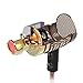 KZ ED Special Edition Classics Gold Plated Housing Extra Bass HD HiFi Headphones with Microphone