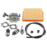 Hipa Carburetor with Repower Kit Air Filter for STIHL BR340 BR340L BR380 BR420 BR420C SR340 SR420 Backpack Blower