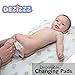 Disposable Changing Pads for Baby - Travel Change Pad Helps You Feel Confident on Your Next Trip - Diaper Changing Pad, 25 pc, Large 26 x 18 Inch Size - Includes 10 Baby Wipes