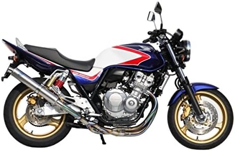 ティーエスアール Tsr フルエキゾーストマフラー E23 エキゾーストパイプ ポリッシュチタン サイレンサー チタン サイレンサーボディ寸法 F100 L 480mm Cb400sf Revo Nc42 08 Cb400sb 1800h N42 E23