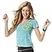 Zumba Fitness Women's Many Moons A-Glow V-Neck Tee