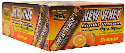 New Whey Nutrition New Whey Liquid Protein - Orange - 12 3.8 fl oz (45.6 fl oz) Tubes