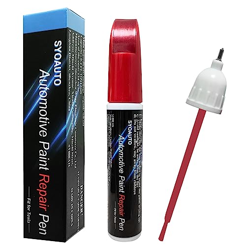 SYOAUTO Touch up Paint Red Fit for Tesla Model Y 3