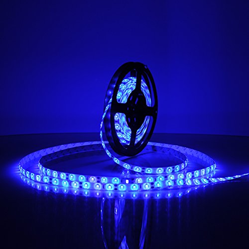 FAVOLCANO 5 meters Blue IP65 Waterproof SMD 5630 led strip Dc 12v 300 LED Flexible Strip Light Decorative LED tape