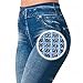 Hellomamma Women Elastic Waist Skinny Jean Jeggings Denim Look Leggings 3Pcs Pack S/M