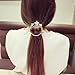 yueton 2pcs Antique Bronze Long Arrow and Silver Star Pierced Barrette Hair Fork Stick Hair Pin