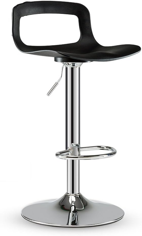 HETAO High Feet Bar Stools,Oil Wax Leather Bar Chair Wrought Iron Chair T Bar Living Room Decoration Stool,H