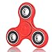 (2 Pack) KAMII Tri Fidget Hand Spinner - Fidget Work Ultra Fast Bearing Good for ADHD EDC Focus Toy for Killing Time (Black & White)