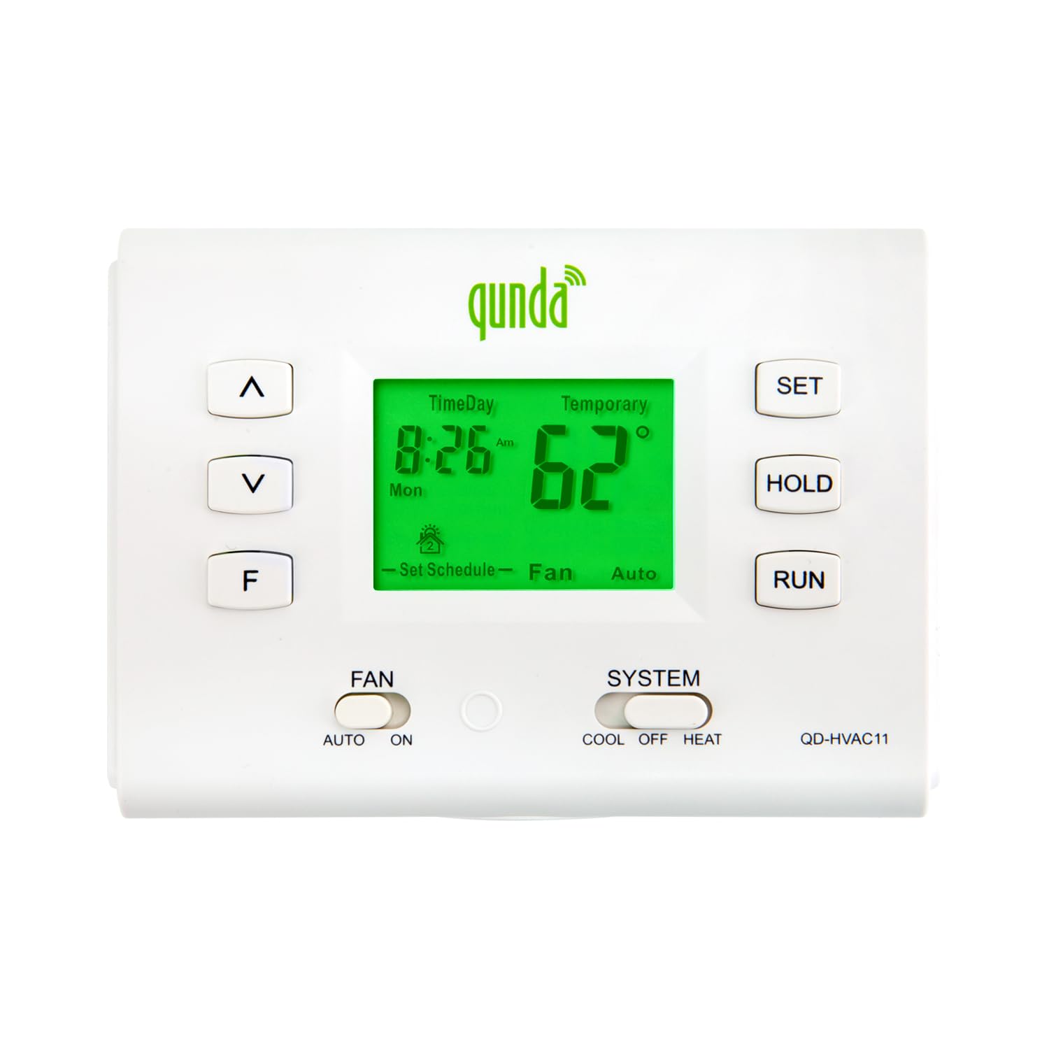 Universal Programmable Thermostat with Large