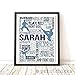 Karate Typography Personalized Print - PrintChicks Taekwondo Wall Art Decor Poster