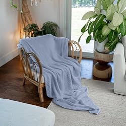 Comfy Cubs Muslin Blanket for Adults, Extra Large