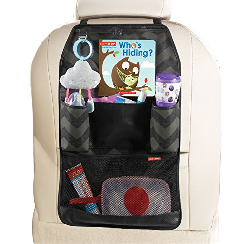 Skip Hop Style Driven Back Seat Car Organizer, Black