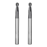 WEXWE Tools Ball Nose Carbide End Mill, TiAlCN