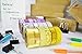 Washi Tape set 18 rolls by Tanpopo Art -Metallic Collection | Sparkle shimmer glitter gold tapes for Christmas holiday