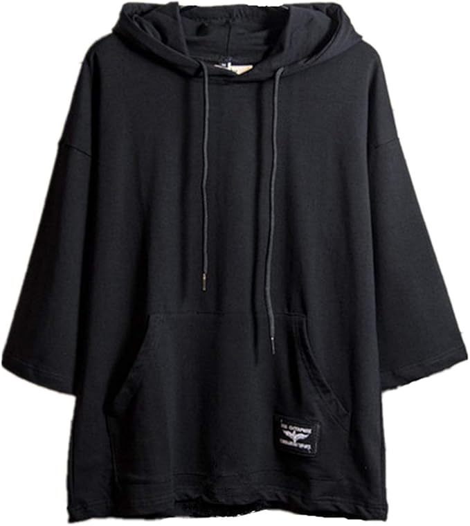 Amazon Infabe Tシャツ ファッション メンズ 七分袖 ゆったり 夏