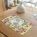 Towashine Vintage Floral Printed Paper Napkins Serviettes Luncheon Napkins Decorative Decoupage for Wedding Dinner Tea Party Crafts, 20 Count, 13x13 Inch