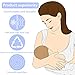Prettymom Breast Therapy Gel Bead Ice Pack(2 Pack),Hot or Cold Breast Therapy Pads to Relieve Mastitis, Engorgement, Swelling and Pain-Unblock Plugged Ducts Increase Milk Output Reduce Time Pumping