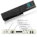 ZWXJ Laptop Battery PA3817U（10.8V 48WH 4400MAH）For Toshiba Satellite M645 C640 C650D L645 L650 L655 L700 L730 L745 L750 L675D L755 P755 P755D P770 P770D P775 C650 C660 A655 A660 A665 PA3817U-1BRS