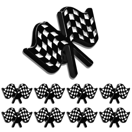 50 Pcs Racing Flag Pin Black and White Checkerboard Checkered Brooch at Amazon