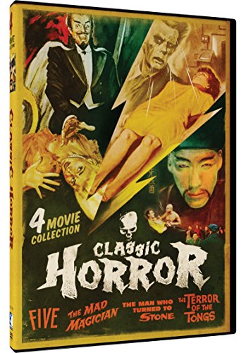 Costumes Collections Museums - Classic Horror 4 Movie Pack: Five, The Mad Magician, Man Who Turned