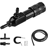 YTFRL Manual Boost Controller Kit, 1-30 PSI Adjustable Closed Loop Turbo Chargers, Universal Aluminum Turbo Boost Controller for Most Petrol Diesel Engines, Car Accessories