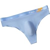 Hrnums Ice-Silk Men's Thong Underwear 1Pcs Quick-Dry Breathable Briefs Sexy Seamless G-Strings Thongs for Men