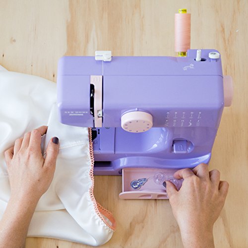 Janome Lady Lilac Basic, EasytoUse, 10Stitch Portable, Compact
