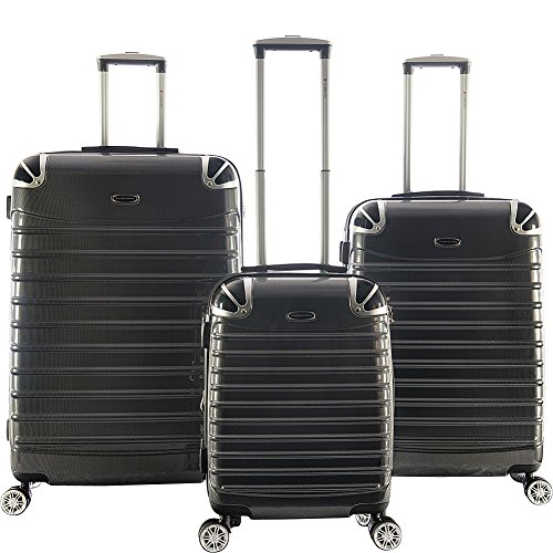 Gabbiano Vintage Collection 3 Piece Spinner Luggage Set Pricepulse